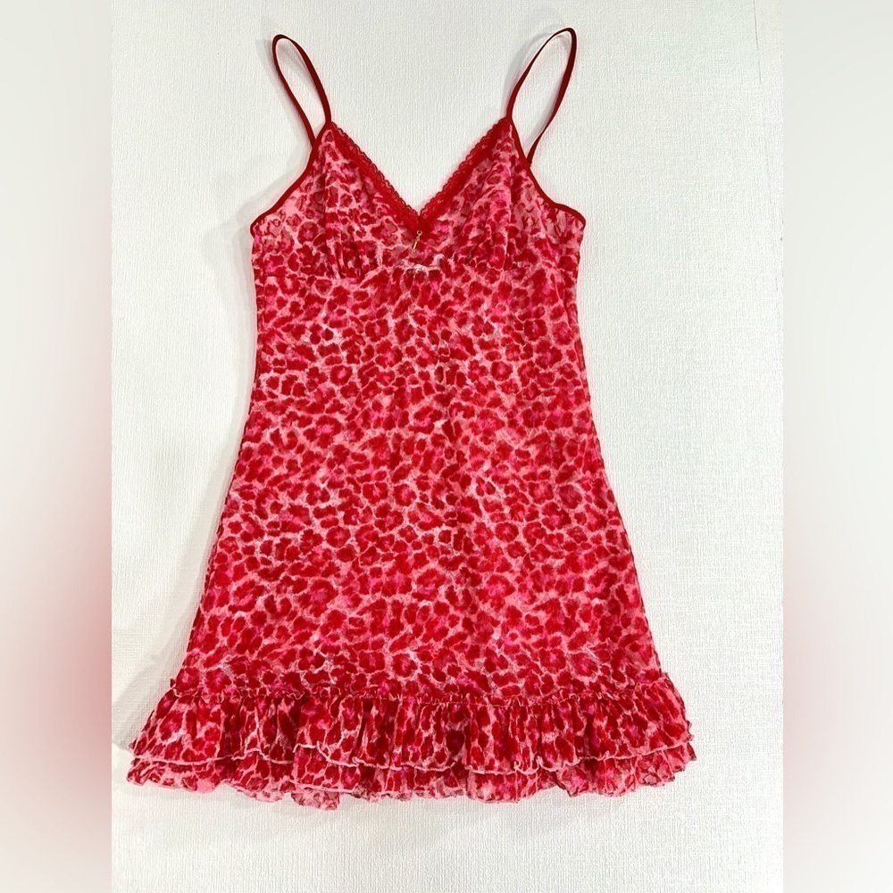 Victoria’s Secret print lingerie slip dress size S